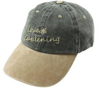 SSP Hats Washed Cotton I Love Gardening Cap - Black, One Size