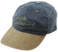 SSP Hats Washed Cotton I Love Gardening Cap - Navy, One Size