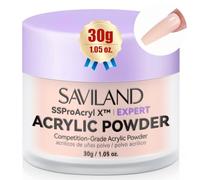 SSProAcryl Long-Lasting Nude Acrylic Powder: Smooth & Healthy Keratin Acrylic Nail Powder 2024 Ultra-High Blend Tech Professional Powder for Beginner Nail Extension & 3D Carving Home Travel