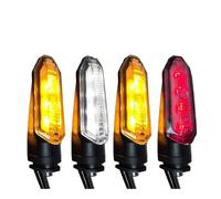 SSPYYM Turning Indicators 12V Motorcycle Turn Signal Lights Dynamic LED Amber Red/White Daytime Light For CB125R 150R CRF250L
