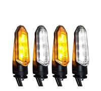 SSPYYM Turning Indicators 12V Motorcycle Turn Signal Lights Dynamic LED Amber Red/White Daytime Light For CB125R 150R CRF250L