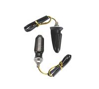 SSPYYM Turning Indicators 2PCS Motorcycle Turn Signal LED Headlight Amber Flashing Light Blinker 12V 3 Tail For ATV UTV Scoot