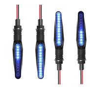 SSPYYM Turning Indicators 2PCS Universal LED Motorcycle Turn Signal Light 12v IP68 Amber Flasher Indicator Blinker Rear Lights Lamp Accessories