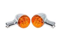 SSPYYM Turning Indicators Motorcycle Bullet Rear Turn Signals Indicators LED Light For Sportster 883 Iron XL1200 SuperLow Nightster Custom 1992-Up