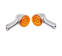 SSPYYM Turning Indicators Motorcycle Bullet Rear Turn Signals Indicators LED Light For Sportster 883 Iron XL1200 SuperLow Nightster Custom 1992-Up
