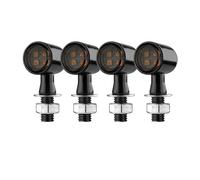 SSPYYM Turning Indicators Motorcycle Turn Signal Lights Amber Red White Brake Light DRL Flashing Indicator For Bobber For Chopper