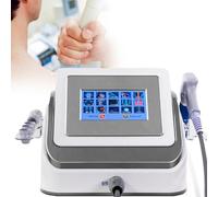 SSQUZA Pneumatic Shockwave Therapy Machine,Extracorporeal Focused Shockwave Therapy with 5 Heads,Adjustable 0.5-8bar Intensity and 1-20HZ Frequency,Deep Into Skin 8cm,Non-invasive,Pain Relief Grey