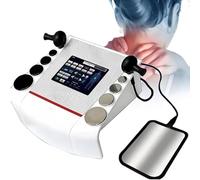 SSQUZA Therapy Diathermy Machine, 300~448KHz Extracorporeal Shock Wave Therapy Machine with Negative Plate and 8 Working Head, 4 Adjustable Modes/10 Body Therapy Diathermy Machine CET RET RF
