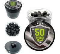 SSR 100x Hard Rubber Balls Paintballs for Training Shooting Home and Self Defense Pistols in 50 Cal.