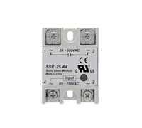 SSR -10AA 25AA 40AA AC Control AC SSR White Shell Single Phase Solid State Relay(25AA)