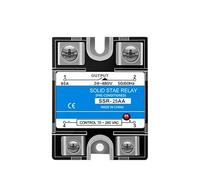 SSR-10AA / 25AA / 40AA Single Phase AC controlled AC SSR single phase solid state relay with plastic dust cover Heat Sink220V(25AA)