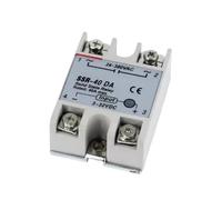SSR-10DA SSR-25DA SSR-40DA 10A 25A 40A Solid State Relay Module 3-32V Input 24-380V AC Output(SSR-40DA)