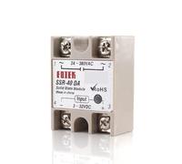 SSR-10DA SSR-25DA SSR-40DA 10A 25A 40A Solid State Relay Module 3-32V Input DC 24-380V AC(SSR-40DA)