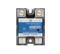 SSR-200DD 200A 220V 380V 600V Big Voltage Single Phase DC Control DC Heat Sink 3-32VDC To 5-220VDC DD Solid State Relay(200A 600V)