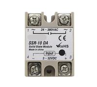 SSR-25DA SSR-40DA SSR-40AA 10A 25A 40A 60A 80A 100A DD DA AA Solid State Relay For PID Temperature Control 1Pcs(AA(AC-AC,SSR-80A)
