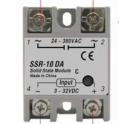 SSR-25DA SSR-40DA SSR-40AA SSR-40DD 10A 25A 40A 60A 80A 100A DD DA AA Solid State Relay Module Temperature Control(DA,WHITE WITHOUT CASE_80A)