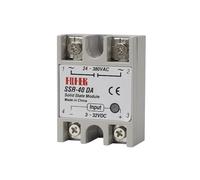 SSR-25DA SSR-40DA SSR-40AA SSR-40DD SSR 10A 25A 40A 60A 80A 100A DD DA AA Solid State Relay Module for PID Temperature Control((DC controls DC) DD,SSR-25A)