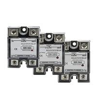 SSR-25DA SSR-40DA SSR-40AA SSR-40DD SSR 10A 25A 40A 60A 80A 100A DD DA AA Solid State Relay Module for PID Temperature Control 1Pcs(Dd,80A)