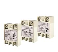 SSR-25DA SSR-40DA SSR-60DA SSR-25AA 40AA 40DD Solid State Relay SSR 10A 25A 40A 60A Module for PID Temperature Control(Aa,SSR-40A)