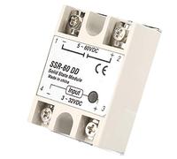 SSR-60DD Solid State Relay, DC-DC Machinery Control Solid State Relay 60a 3-32VDC to 5-200VDC Solid Module State Relays