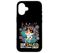 SSR Calico Cat 100% Chaos Drop Gacha Gaming Loot Box Case for iPhone 16
