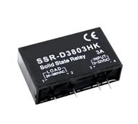 SSR-D3803HK 3A 5A 8A PCB Solid State Relay DC To AC Dedicated Pins | SSR-D3803HK 3-8A DC-AC PCB Solid State Relay 3-32V Input 24-380V Output Pin Mount(D3803HK)