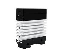 SSR Solid State Relay Single Phase Din Rail Mounted Slim Relay With Heat Sink 10A 25A 40A 50A 60A 80A Industrial Relay(AC - AC,50A)