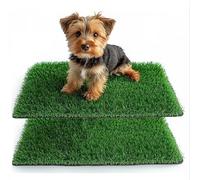 SSRIVER 38 X 50CM Artificial Grass Rug Turf for Dogs Indoor Outdoor Fake Grass for Dogs Potty Training Area Patio Lawn Decoration