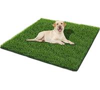 SSRIVER 80x130CM Artificial Grass for Dogs Pee Tray Fake Grass Mat for Professional Dog Training Floor Protection Puppy Potty Trainer Replacement Dog Grass Pad for Indoor and Outdoor
