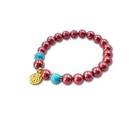 SSRSQIQI Women's Stretch Bracelets, 2.36, cinnabar, cinnabar