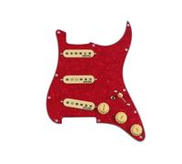 SSS Ainico 5 Single coil Guitar Pickups 7-Way fully loaded Prewired Pickguard For Guitar (Color : 12)