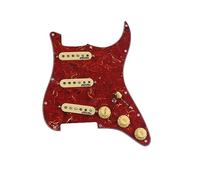 SSS Ainico 5 Single coil Guitar Pickups 7-Way fully loaded Prewired Pickguard For Guitar (Color : 14)