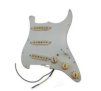 SSS Ainico 5 Single coil Guitar Pickups 7-Way fully loaded Prewired Pickguard For Guitar (Color : 15)