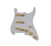SSS Ainico 5 Single coil Guitar Pickups 7-Way fully loaded Prewired Pickguard For Guitar (Color : 17)