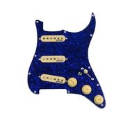 SSS Ainico 5 Single coil Guitar Pickups 7-Way fully loaded Prewired Pickguard For Guitar (Color : 2)