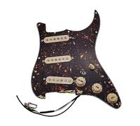 SSS Ainico 5 Single coil Guitar Pickups 7-Way fully loaded Prewired Pickguard For Guitar (Color : 3)