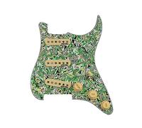SSS Ainico 5 Single coil Guitar Pickups 7-Way fully loaded Prewired Pickguard For Guitar (Color : 4)