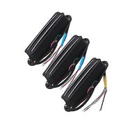 SSS Alnico 5 Hot Rails Humbucker Electric Guitar Pickups Set Neck/Middle/Bridge Pickup Set Electric Guitar Parts Replacement