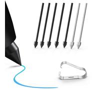 SSS·GRGB 7 Pack Soft/Metal Tips/Nibs Replacement for Samsung S Pen - Compatible with Galaxy Tab S10/S9/S8/S7/S6 Lite, S25/S24/S23/S22 Ultra, Note 20 Stylus & Kindle Scribe Pen, 5 Soft +2 Titanium