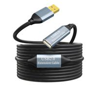 SSS·GRGB Active USB Extension Cable 20M, USB 2.0 Type A Male to A Female Cord, High Speed 480 Mbps with 2 Extension Chipsets Signal Booster Repeater Cable-65FT