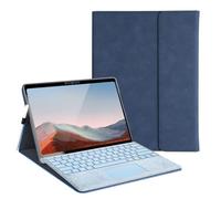 SSS·GRGB Case for Microsoft Surface Pro7 Plus/7/6/5/4 12.3 inch, Multiple Angle Viewing, Stylus Holder, Light Heat Dissipation, Compatible with Type Cover Keyboard,Blue