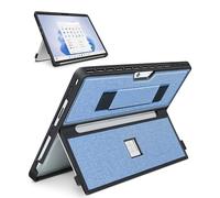 SSS·GRGB Protective Case for Microsoft Surface Pro 11/10/9/8 13-Inch - Slim All-in-One Rugged Cover with Hand Strap, Compatible with Type Cover Keyboard & Adjustable Multi-angle Stand (Blue)