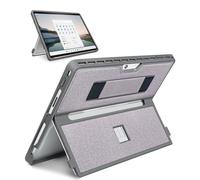 SSS·GRGB Protective Case for Microsoft Surface Pro 11/10/9/8 13-Inch - Slim All-in-One Rugged Cover with Hand Strap, Compatible with Type Cover Keyboard & Adjustable Multi-angle Stand (Light Purple)