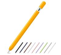 SSS·GRGB Ultra Thin Silicone Pencil Case for Apple Pencil (USB-C) 2023, Accessories for Apple Pencil, Double Tap, Silicone Pencil Sleeve (Yellow, 1 Pack)