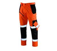 Sss Hi Viz Trouser High Visibility Mens Work Trouser Safety Fleece Worker Pants Reflective Fluorescent Joggers-St11