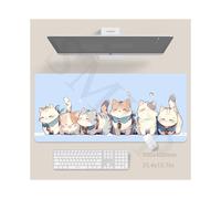 (SSS MAOMAO (5), 300x700x3mm) Original Mouse Pad Cute Cat Mousepad Large Keyboard Mats Kawaii Desk Mat Company Desk Pad For Gift Mousepads