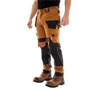 SSS® Mens Cargo Combat Workwear Pants Heavy Duty Utility Work Trousers Jogging Bottoms Working Pant Holster Pockets Joggers Khaki
