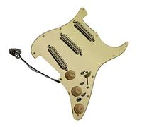 SSS Upgrade Prewired Pickguard Set Multifunction High Output Mini Humbucker Pikups Sutiable For For ST Guitar Guitar Replacement Parts (Color : 08)