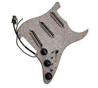 SSS Upgrade Prewired Pickguard Set Multifunction High Output Mini Humbucker Pikups Sutiable For For ST Guitar Guitar Replacement Parts (Color : 10)