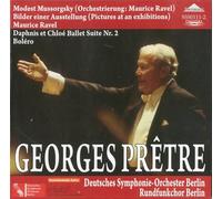 SSS0111 ムソルグスキー=ラヴェル:組曲「展覧会の絵」、ラヴェル:「ダフニスとクロエ」第2組曲、ボレロ プレートル(指揮)ベルリン・ドイツ交響楽団